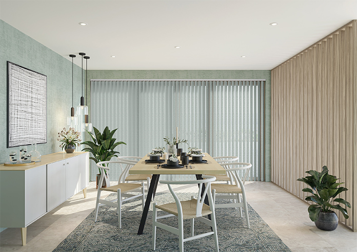 Jasmine (Blackout), Spearmint - Vertical Blind - Image 8